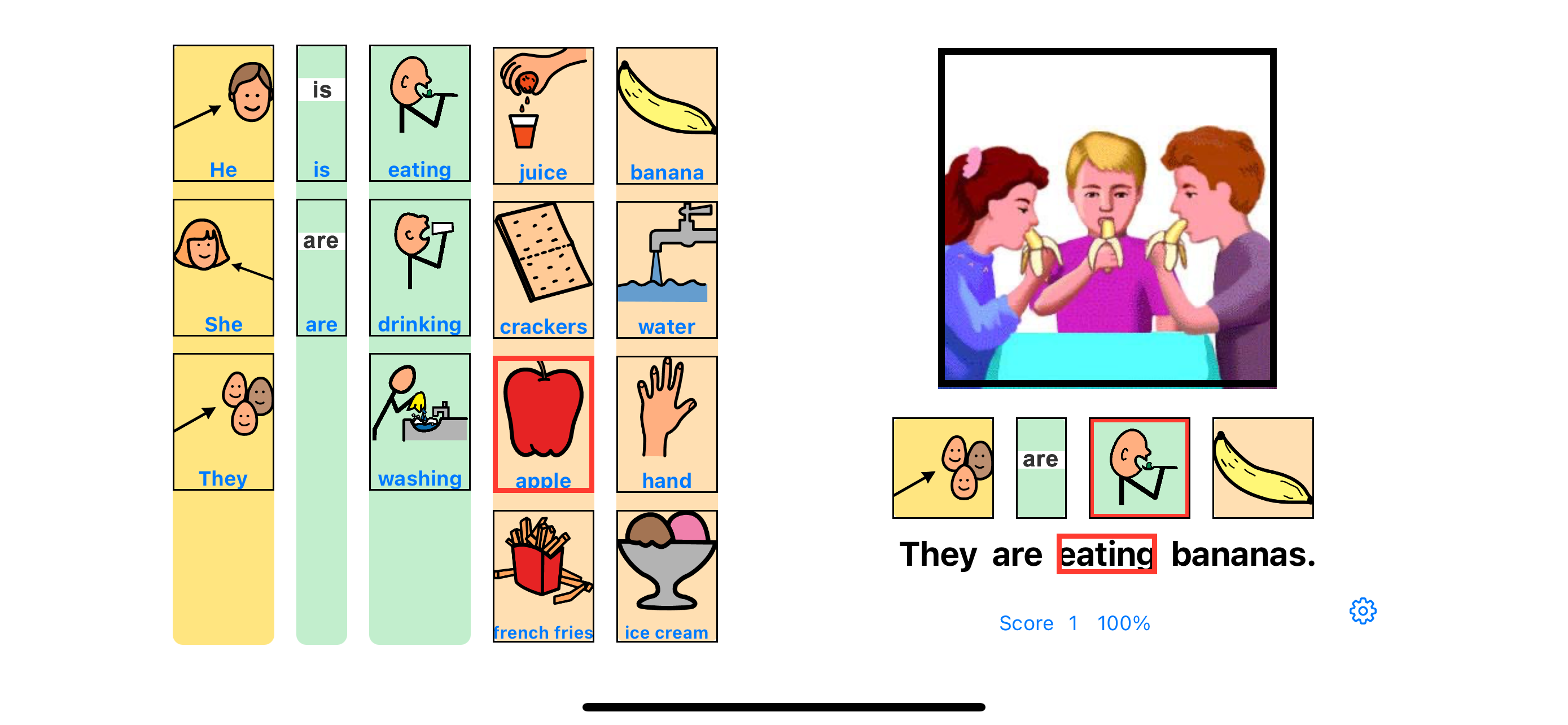 eating